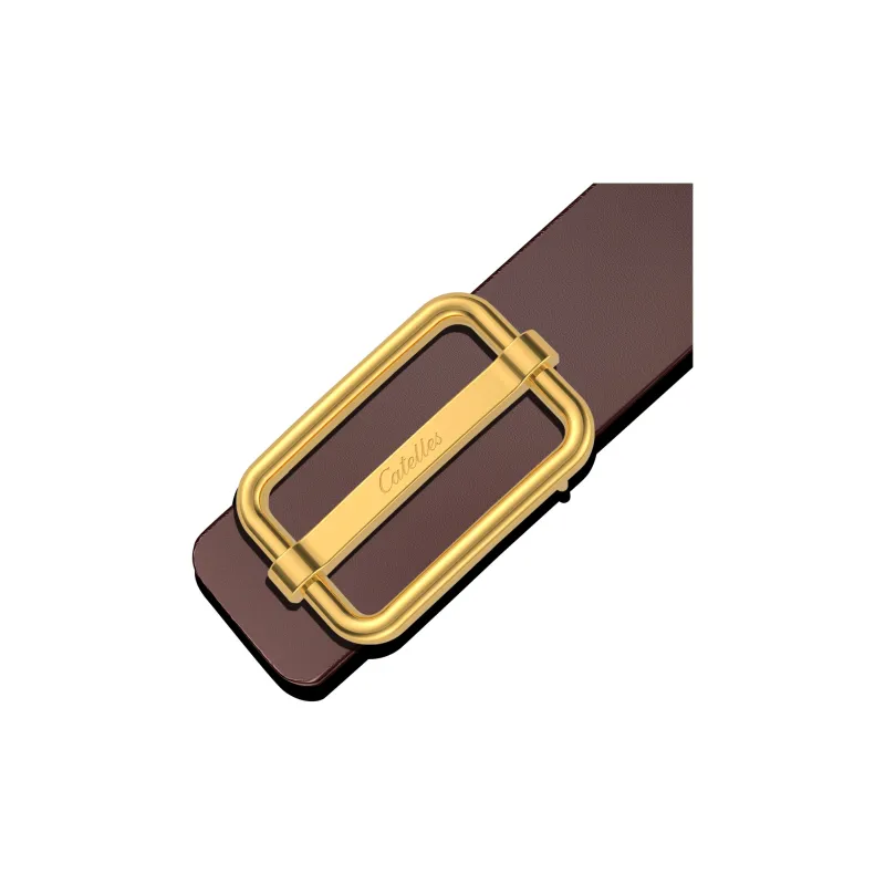 CATELLES Unlined Top Grain Cow Leather Leather Belts Women's 3cm-18