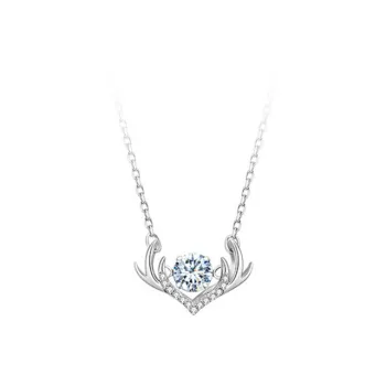 Lady Go S999 Fine Silver Necklaces Women's