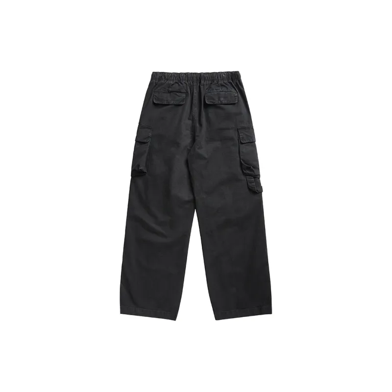 WHELVE Casual Pants Unisex Khaki-7