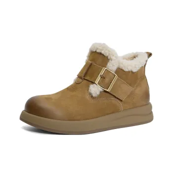 PT'SON Durable Warm Short Snow Boots Women's