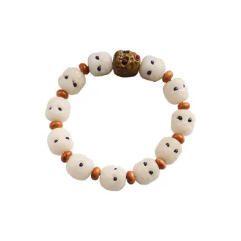 SHUZHUO White Jade Bodhi Bracelets Unisex