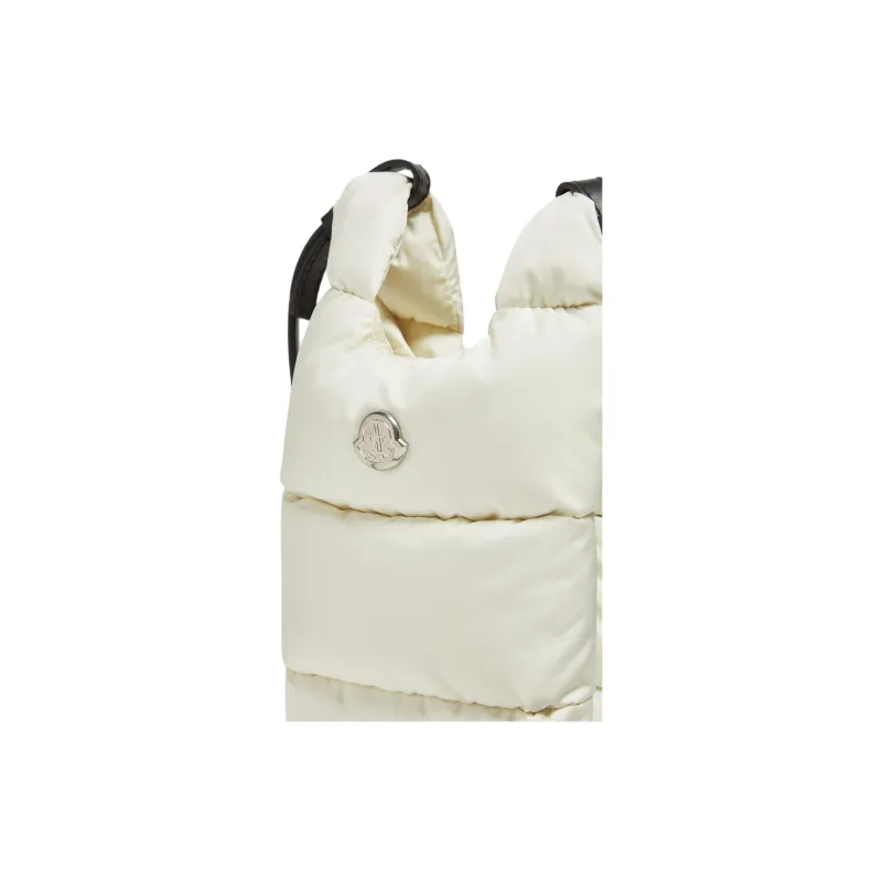 Moncler LEGERETE Collaboration Nylon Crossbody Bag, Shoulder Bag Small Size Women's White-4