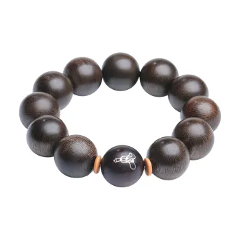 Moon Seal Hundred Rivers Fragrance Agarwood Wooden Bracelets Unisex