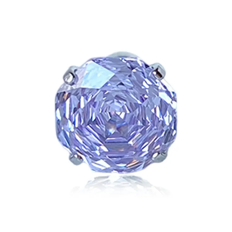 SHEEHHYY Alloy/Zircon Stud Earrings Unisex-1