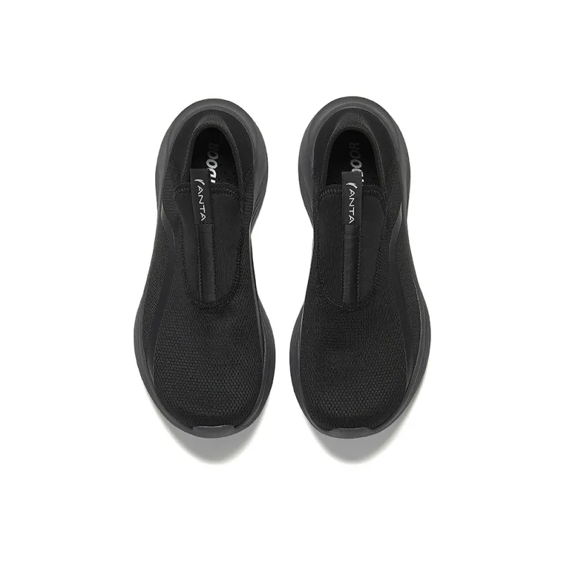 CHAOJIANTA Non slip Lightweight Low Top Slip on Training Shoes Men's Black-2