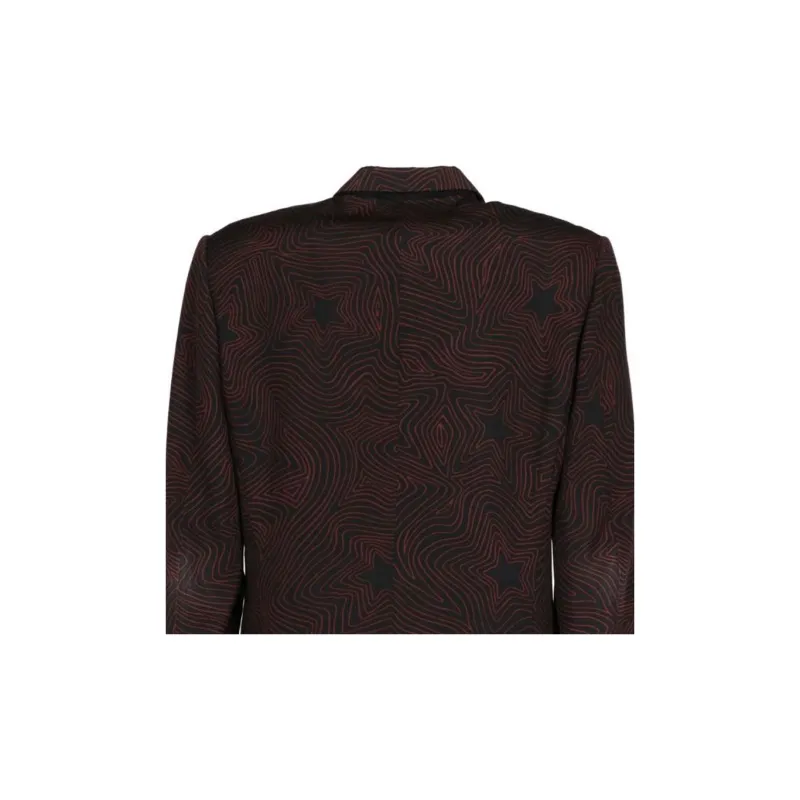 VERSACE 1990s Star print Blazer-4