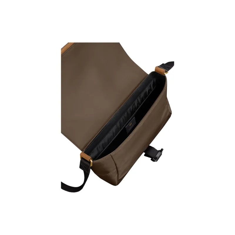 GIVENCHY Calfskin Messenger Bag, Shoulder Bag, Crossbody Bag Trumpets Men's Reddish Umber-3