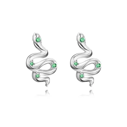 Muyan S999 Fine Silver Stud Earrings Women's-0