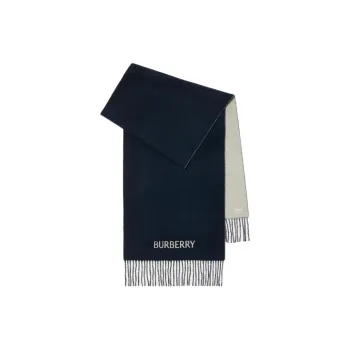 Burberry Reversible Ekd Cashmere Scarf