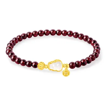Lao Feng Xiang Agate Bracelets Women's
