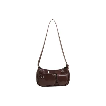 BAODIDAISHU PU Commute Shoulder Bag Crossbody Bag Medium Size Women's Multicolor