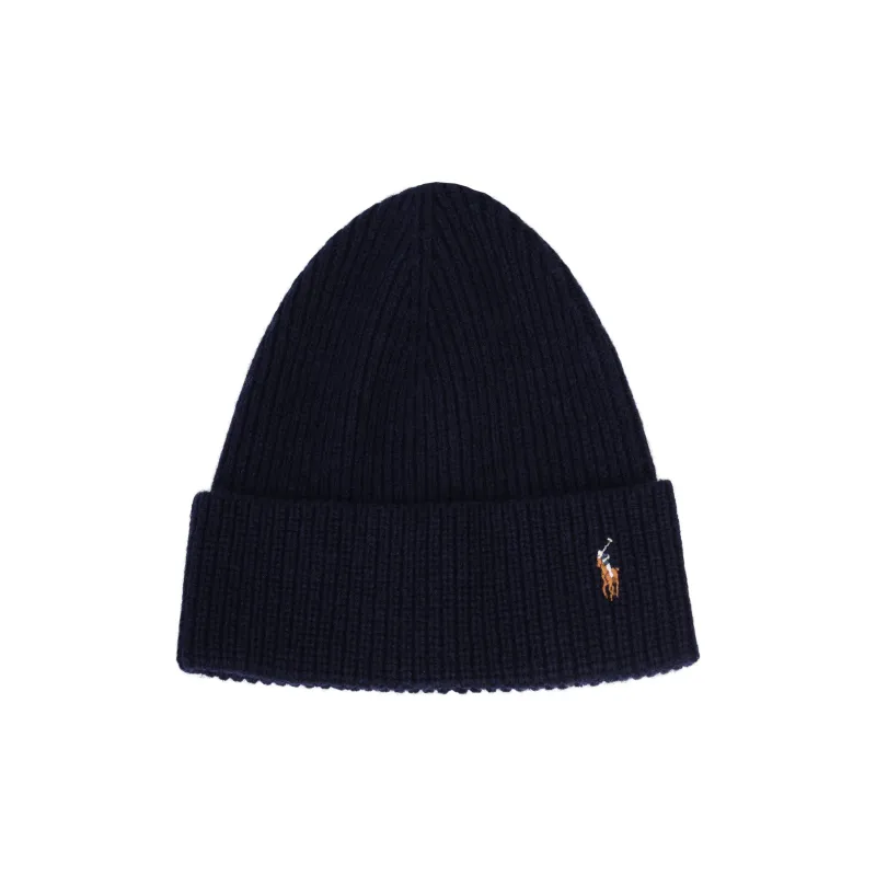 Polo Ralph Lauren Embroidered logo Ribbed knit Hat-0