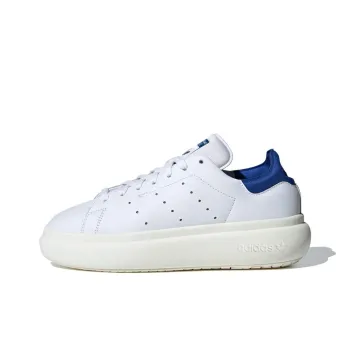 Adidas Originals Stan Smith Platform White Royal Blue Women's