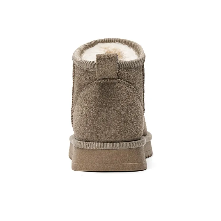 EXULL Q Short Snow Boots Women's Antelope Brown-3