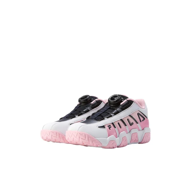 FILA KIDS BOA Slip-Resistant Breathable Low-Top Children's Basketball Shoes Legend Blue Pastel Fuchsia Kids'-1