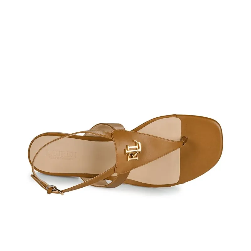 LAUREN RALPH LAUREN Everley Strap Sandals Women's Brown-4