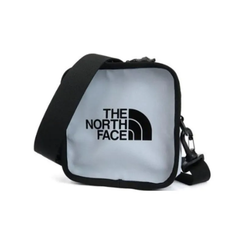 THE NORTH FACE Polyester Shoulder Bags Small Square Bag Crossbody Bags Regular Unisex Gray-1