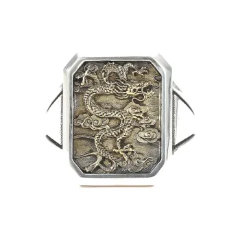 Ruibeila 990 Silver Rings Men's