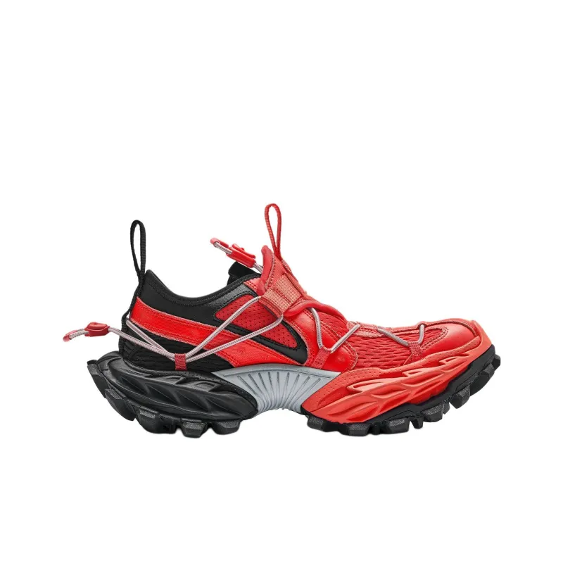 Balenciaga Hike Low-Top Chunky Sneakers Men's Red Black-1
