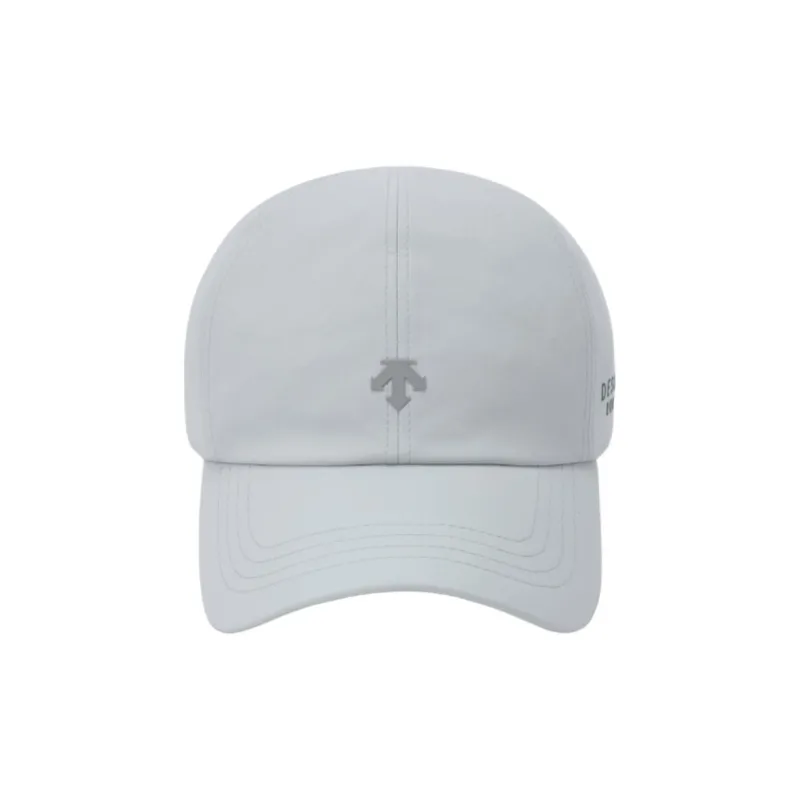 DESCENTE Polyester Polyurethane Baseball Caps Unisex Gray-2