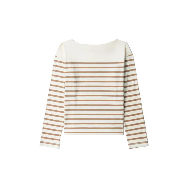 RAG&BONE Bardot Striped Long sleeve Top-1