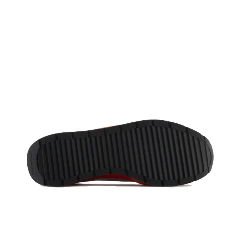 EMPORIO ARMANI Low Top Casual Shoes Men's Orange Red-5