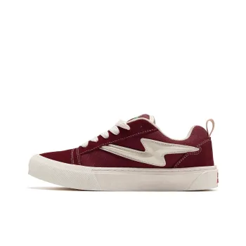 TINMUU Tianmu Puffy Shoes Low Top Skateboard Shoes Unisex Maple Leaf Red