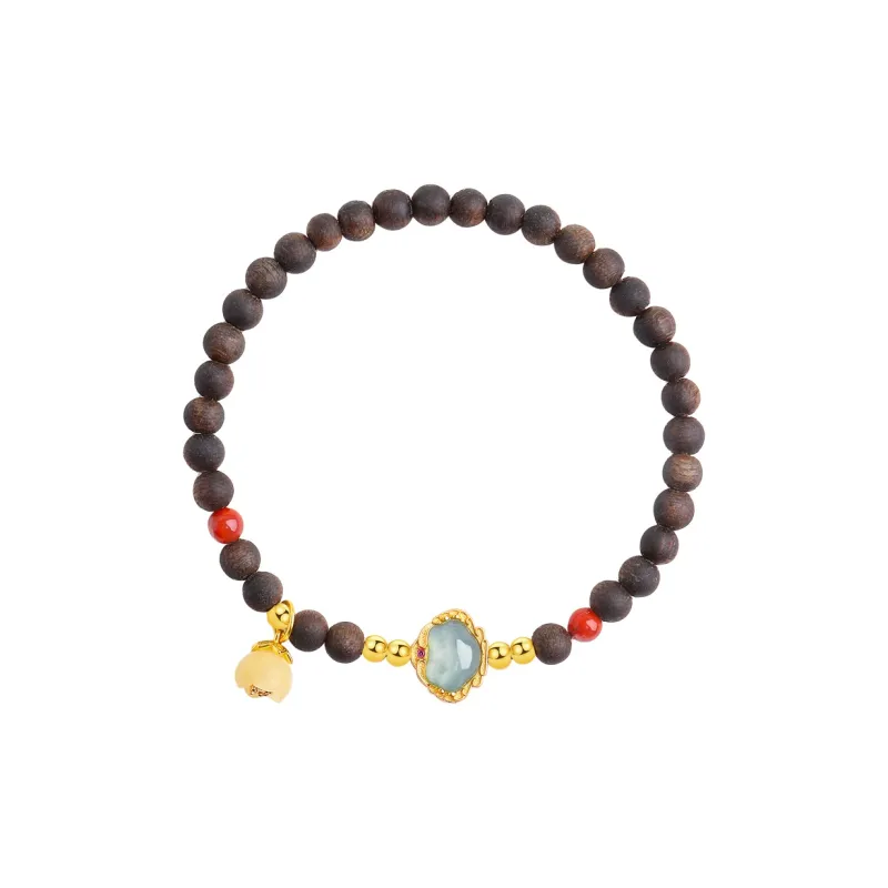Moon Seal Hundred Rivers Agarwood Bracelets Unisex-0