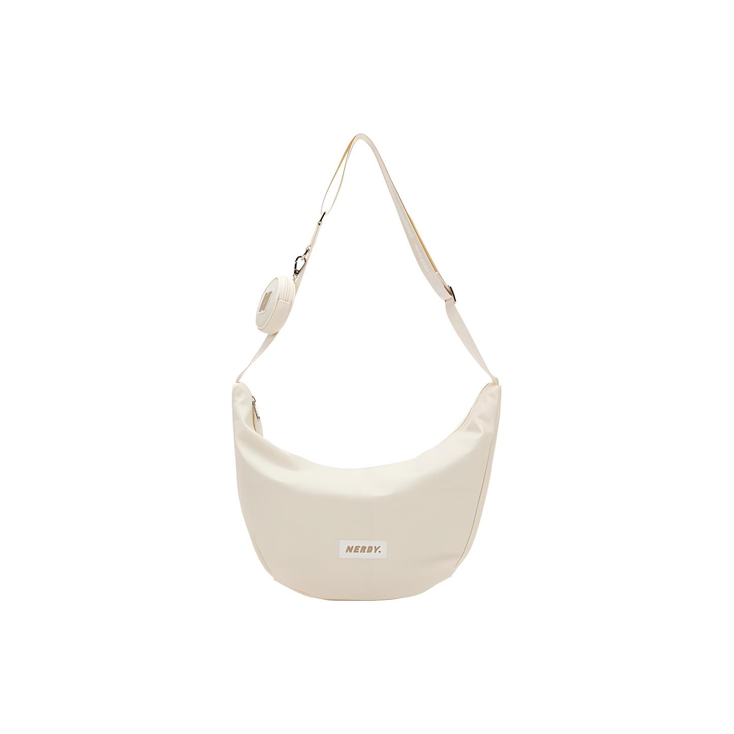 【NERDY】Padding Crossbody Bag MUSINSA | NERDY Padded Crossbody Bag (Black/Ivory/Light