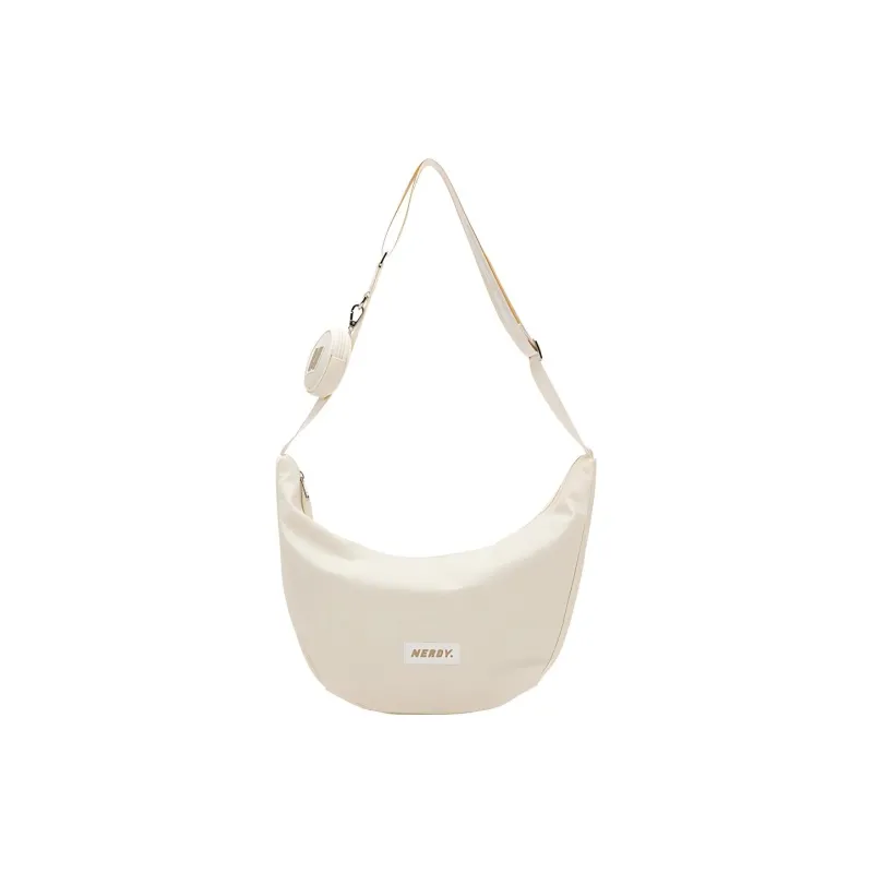 NERDY Nylon Dumpling Bag, Crossbody Bag, Shoulder Bag Regular Women's Cream-0