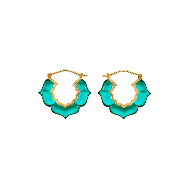 Bi disc 192 Silver Earrings Unisex-6