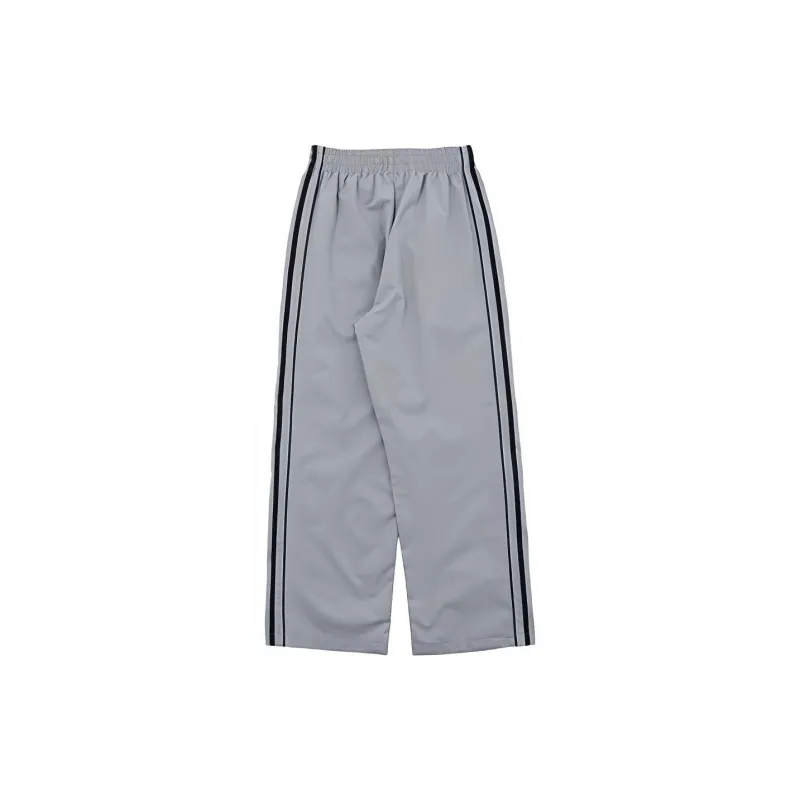 BENMYSHOWER Knitted Sweatpants Unisex Gray-1