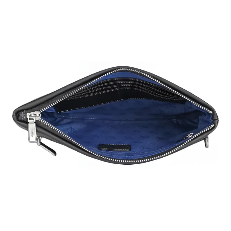 GOLDLION PVC Clutch Medium Size Men's Black-3