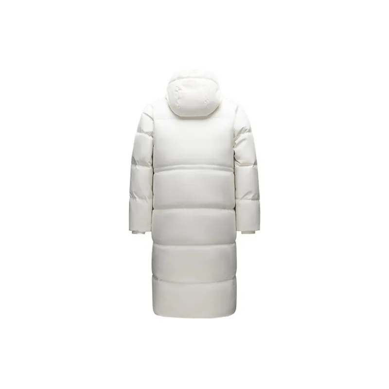 Anta Variety Training Collection Down Jacket Women's Ivory White-1