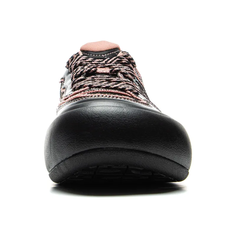 LiNing Puff Platform Coverage Cushioning Low-Top Skateboard Shoes Women's Black Pink-4