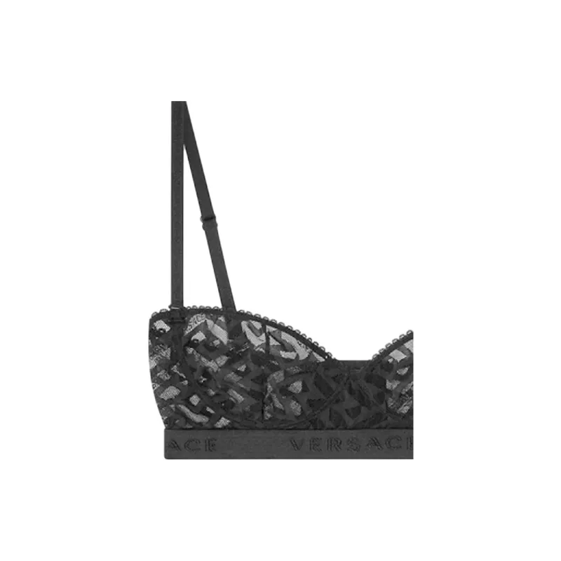 VERSACE VERSACELa Greca Bra Women's Black-2