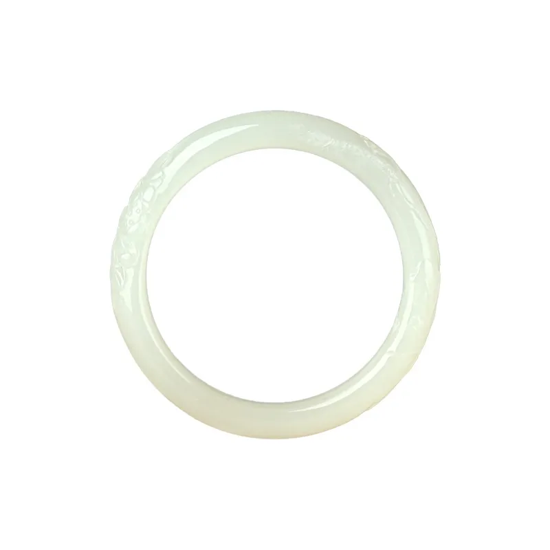 Jade Said Bangles White Jade Women's-0