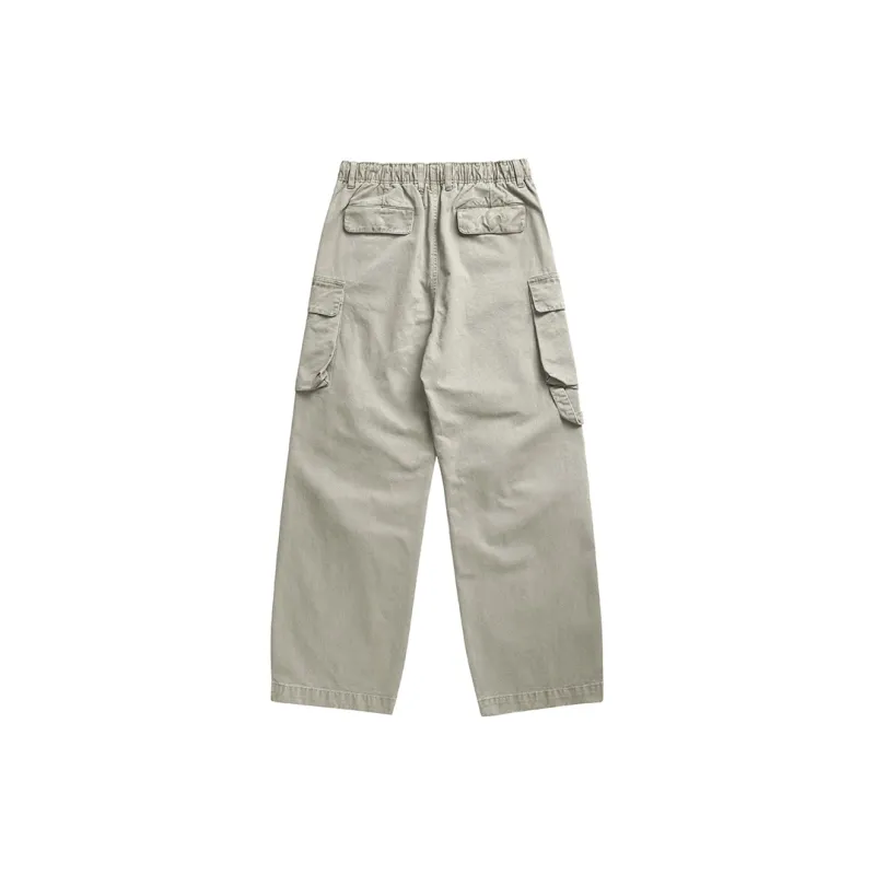 WHELVE Casual Pants Unisex Khaki-1