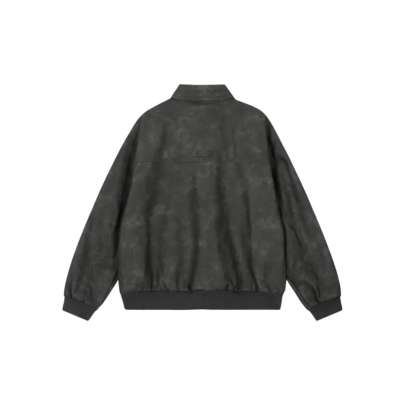 WLNEXT Leather Jacket Outerwear Trendy Premium Spring Fall Jacket Puffer Jacket Trendy Unisex-3