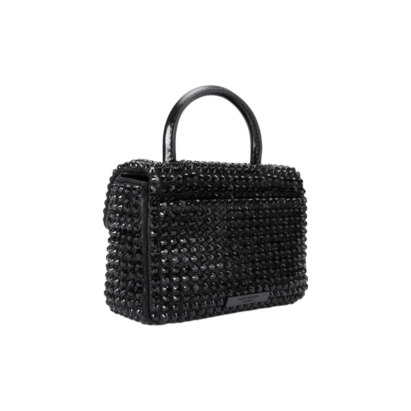 Kurt Geiger London Kensington Fabric One Shoulder Handbag Mini Women's Black-2