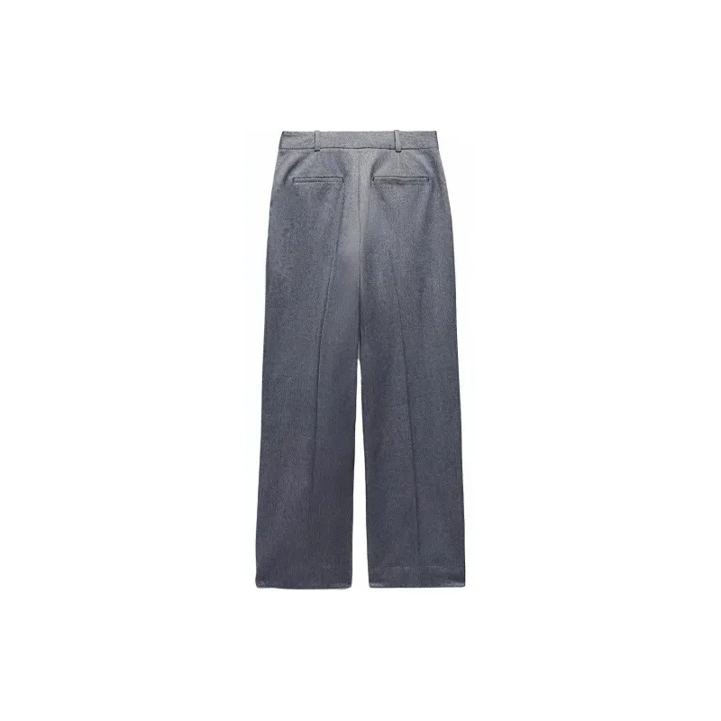 ZARA Casual Pants Women's Indigo-1