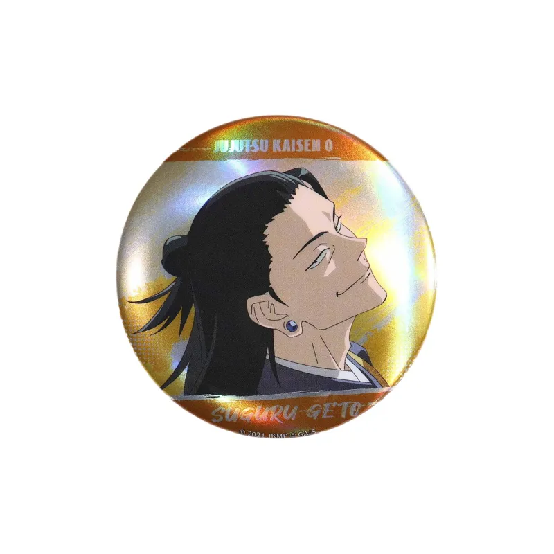 BOOM COMIC Yuta Okkotsu Maki Zen'in Toge Inumaki Panda Satoru Gojo Suguru Geto Jujutsu Kaisen 0 Laser Light Beam Badges-5