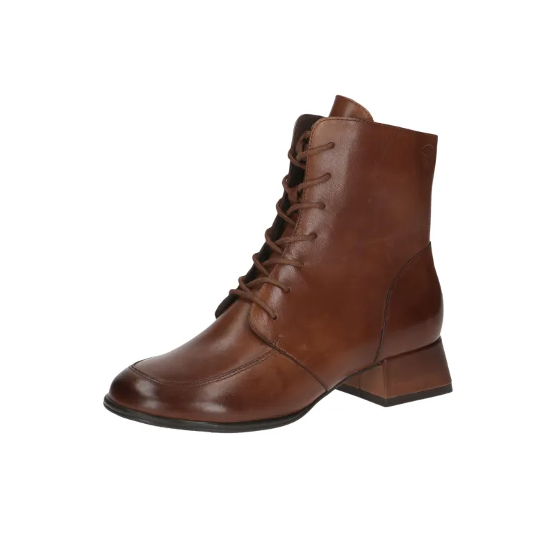 CAPRICE Dolce Short Martin Boot 3.5cm Women's Brown-2