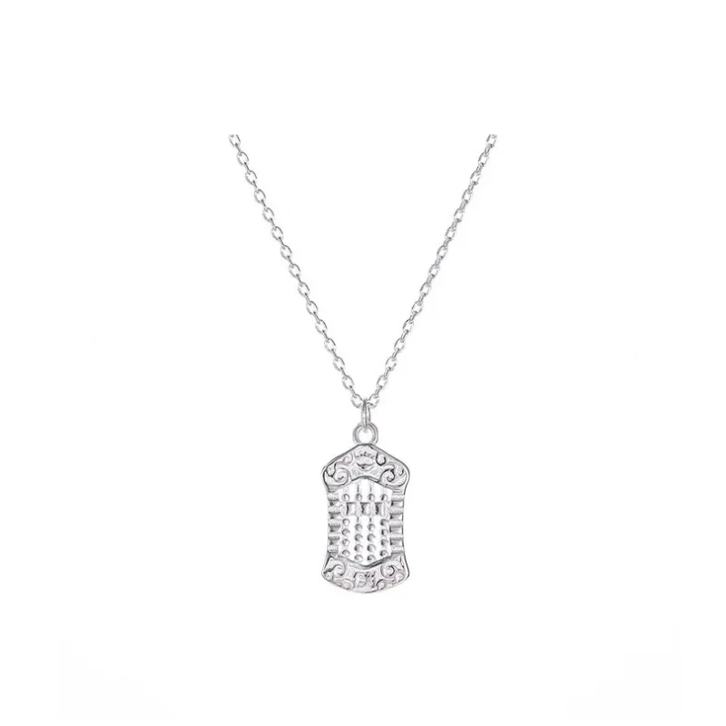 SHARK BABY S925 Silver Necklaces Unisex-0