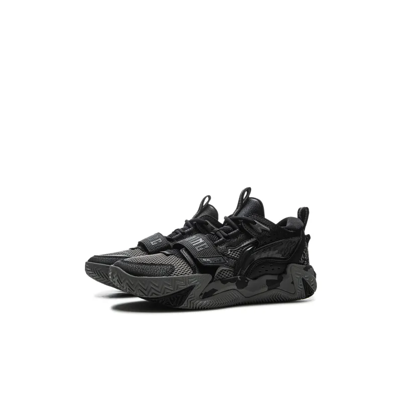 LINING YOUNG Basketball Low Top Children's Basketball Shoes Black/Asphalt Gray Kids'-2