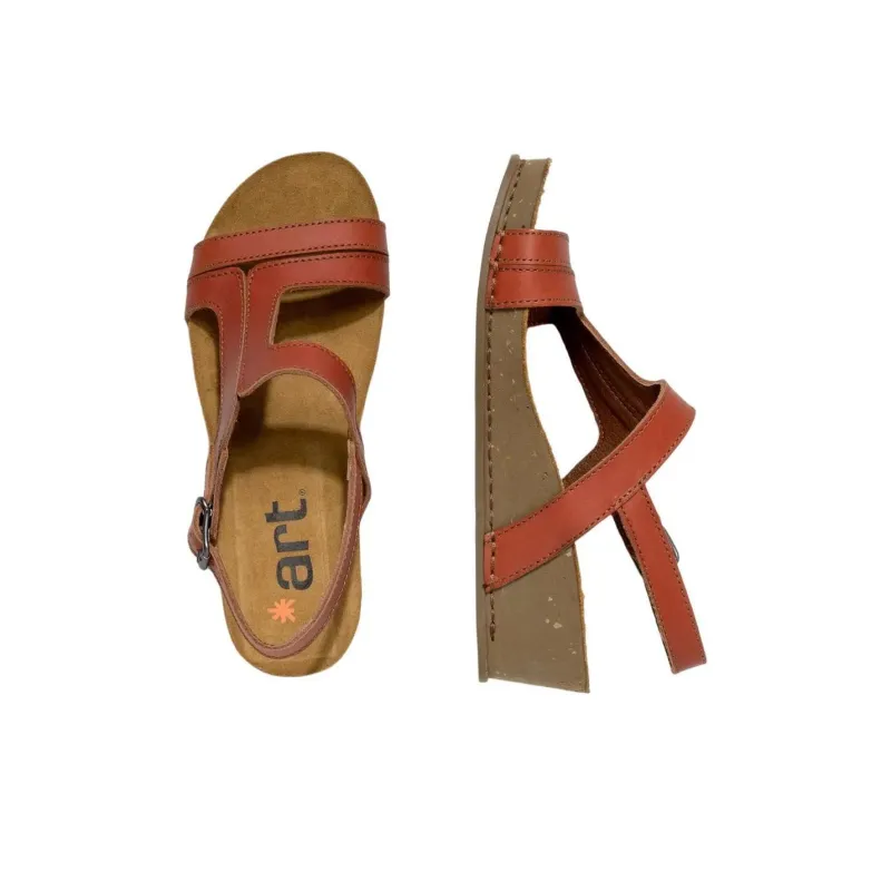 Art I LIVE Strap Sandals Women's Red-2