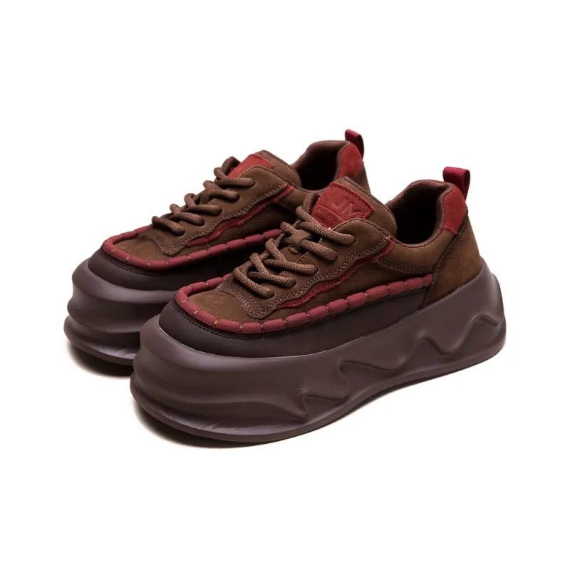 Jay Height Increasing Anti Slip And Wear Resistant Low Top Casual Shoes Women's-2