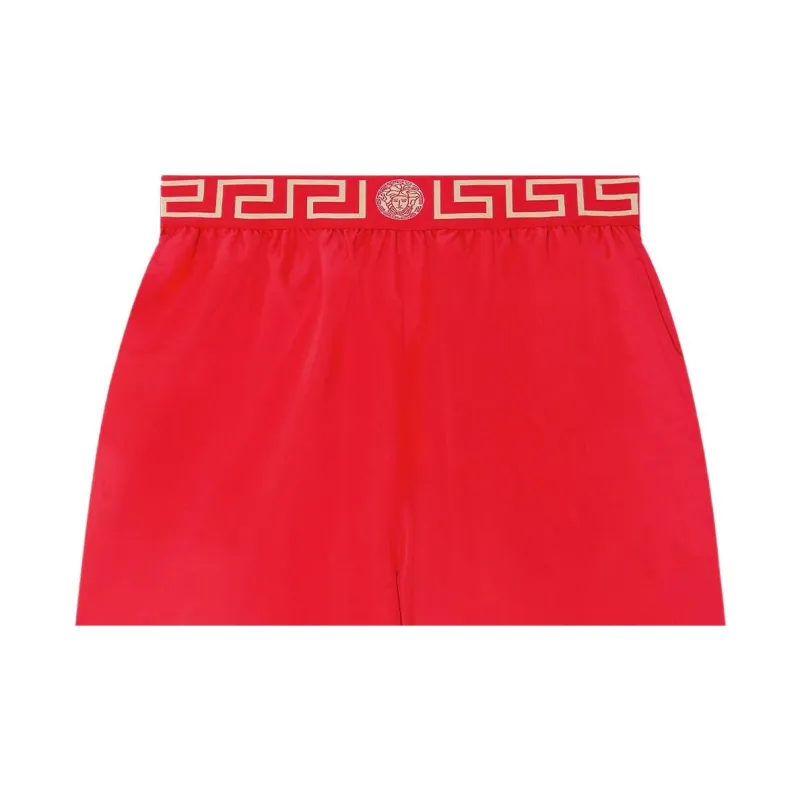 VERSACE Casual Shorts Men Red-3