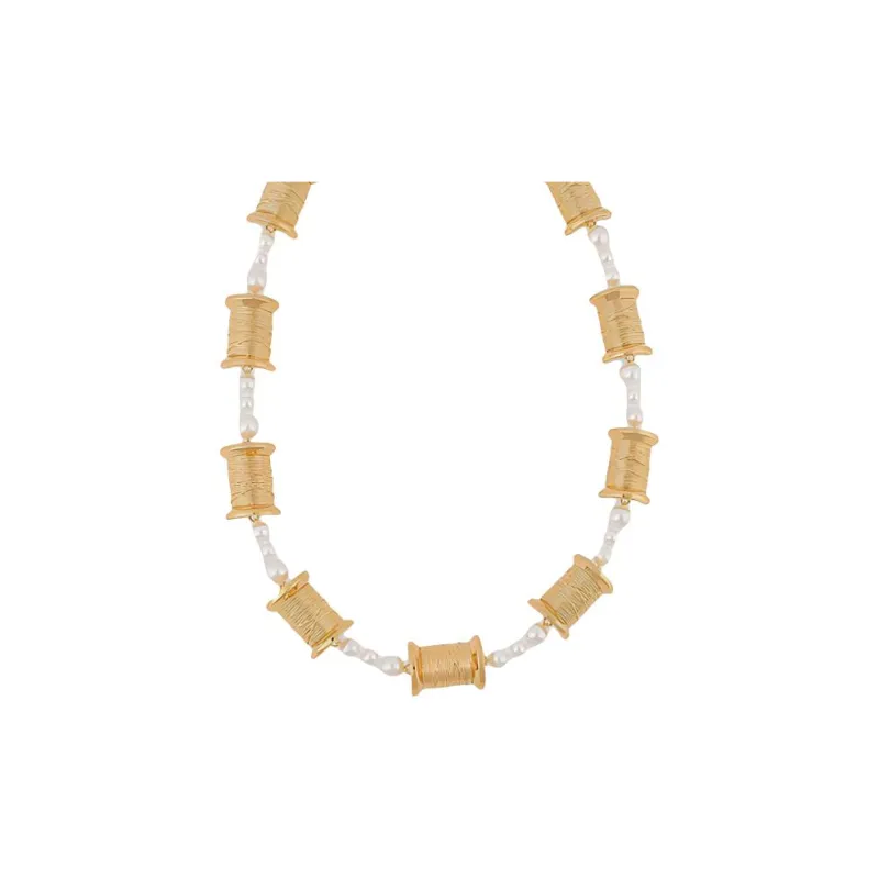 MOSCHINO Brass Necklaces Women's Gold-0