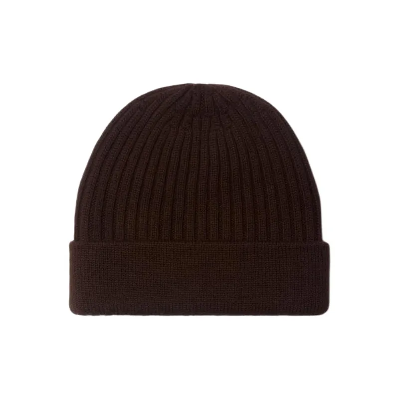 Burberry Wool Beanies Women's Peat-1
